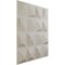 Ekena Millwork 19 5/8in. W x 19 5/8in. H Tristan EnduraWall Decorative 3D Wall Panel Covers 2.67 Sq. Ft. WP20X20TNGBW - alternate 4